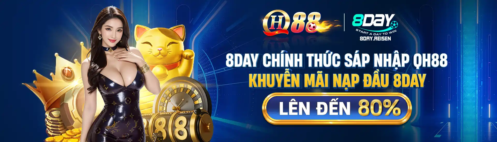 8Day | Khuyến mãi nạp đầu 8Day lên đến 80%